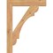 Ekena Millwork Olympic Block Smooth Bracket, Western Red Cedar, 3 1/2"W x 24"D x 32"H BKT04X24X32OLY05SWR - alternate 2